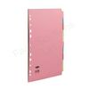 Concord Commercial Subject Dividers 10-Part A4 Assorted Ref 51199