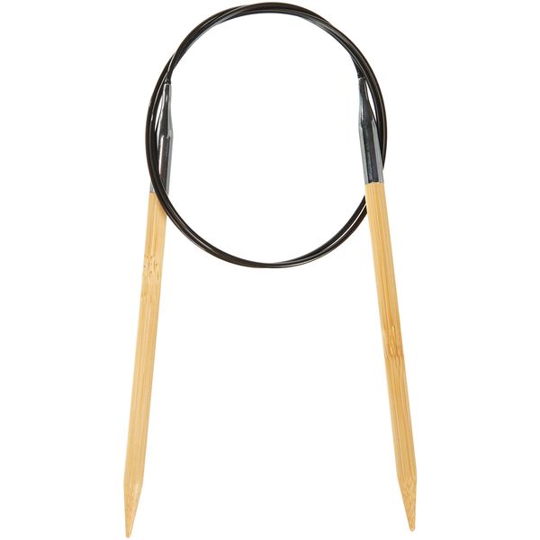 Prym 80 cm x 6 mm Circular Knitting Pins, Bamboo