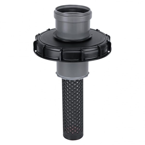 REKUBIK IBC Lid Filter with HT Pipe Inlet Size DN 110, Size DN 225