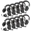 Califone 3068AV Switchable Stereo/Mono Headphones Pack of 10 Bundle