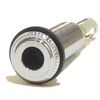 Long body barrel guitar jack socket in chrome