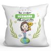 MUGFFINS Sister Pillow/Cushion (in Spanish)