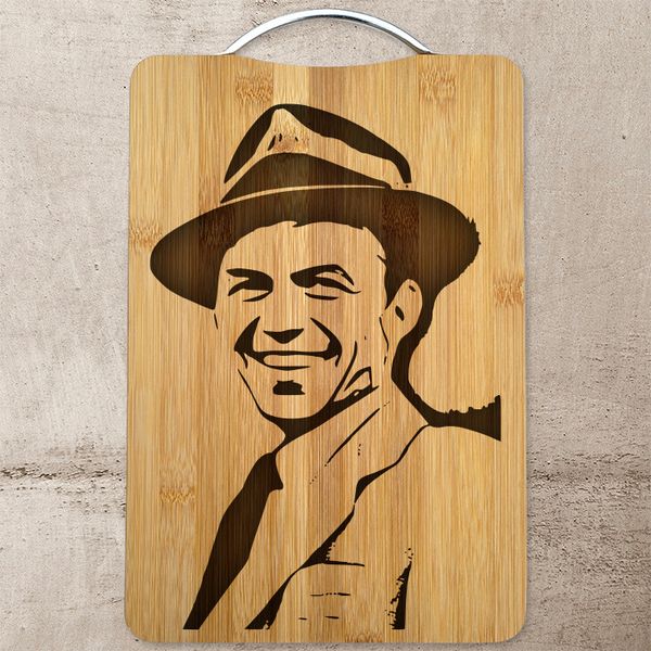 Frank Sinatra Laser Engraved Cutting Board