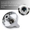Whirlpool Range Burner Knob Set - 5 Stainless Steel Knobs with Reinforced Design