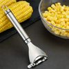 Corn Peeler Stainless Steel Corn Cob Stripper Tool Corn Thresher Removes Corn Kernels From Corn Cobs in Seconds Kitchen Gadgets