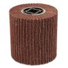 BHA Interleaf Flap Wheel Abrasive Drum, 4" x 4" with 3/4" Quad Keyway (80 Grit)