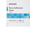 McKesson Non-Adherent Dressing Pads, Sterile, Nylon/Polyester, 2 in x 3 in, 100 Count, 1 Pack
