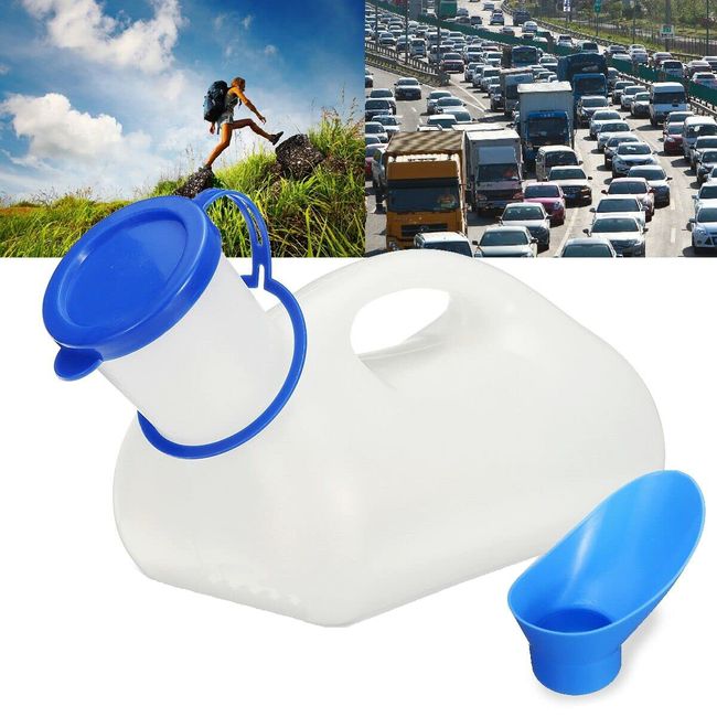 Unisex Urinal Bottle Unisex Portable Mobile Urinal Toilet Camping Outdoor Journey Travel Women Men Bottle HTUK®