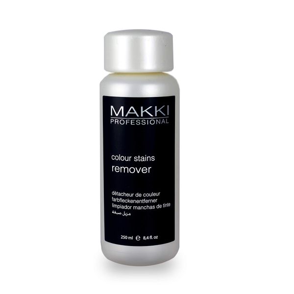 MAKKI DYE, TINT, COLOUR, STAIN & SPOT REMOVER CLEANER FOR SKIN FACE EARS HANDS 250ml