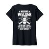 Womens Welding At Work Welder V-Neck T-Shirt