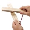Natural Wood Pot Stand, Small, Natural