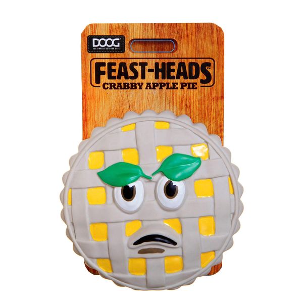 DOOG - Feast-Head Toys - Crabby (Apple Pie) (FEASTH03), Multi-Color, Small