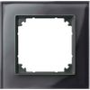 Merten 489103 M-PLAN-Echtglasrahmen, 1fach, Onyxschwarz