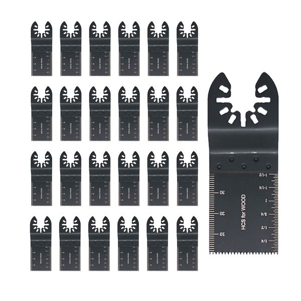 HFS(R) Blade Replacement Blade Multi-Tool Wood Cutting Work DIY (Set of 25)