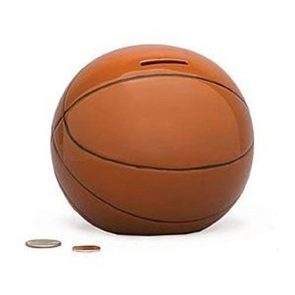 Basketball Sports Themed Ceramic Kids Piggy Bank Bedroom Decor