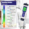 5 in 1 Digital Water Quality Tester Pen LCD PH/TDS/EC/Salinity/Temperature Meter