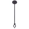 12" Shower Curtain Rod Ceiling Support (Oil Rubbed Bronze)