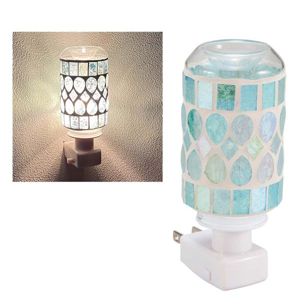 Ishigro 21117 Mosaic Aroma Light, Outlet Type, Seljuke Blue (with Incandescent Bulb)