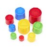 Dantoy 5417 Stackable Cubes Toy, Multi-Colour, 10 x 10 x 51 cm