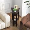 2-Tier Mid Century Modern Side Table Narrow End Table Bedroom With Storage Shelf