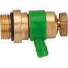 Drain Valve with O-Ring 1/4 Inch Brass for Valves up to 2 Inches