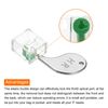 sourcing map 12pcs Port Blocker Locking RJ45 Port/Dust PC Blocker Cap with Coded Key,Green