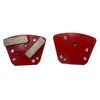 3 Pack Trapezoidal Diamond Grinding Polishing Pads Discs For Concrete Grinders