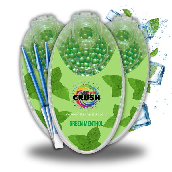 Crushballs For Cigarettes 300 Green Menthol Balls For Cigarettes For Menthol Filter Tips - Easy To Use Applicator Included - Menthol Crush Balls For Cigarettes For Flavoured Filter Tips