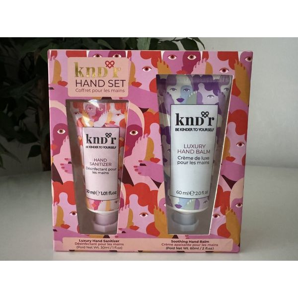 KNDR BEAUTY KINDER Luxury Hand Balm and Cleanser Hand Set 3 fl oz Box Set