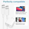 Work PRO 5ft USB-C Cable for Google Pixelbook Go Hi Powered Cable (White 1.5M)