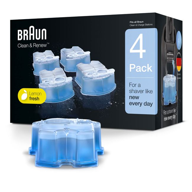 Braun Clean & Renew Refill Cartridges CCR - 22.8 fl oz (Pack of 4)