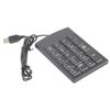 KooingTech Numpad,12.9x8.9x1.1cm Number Pad Keyboard,19 Key Mini USB Numeric Keypad with Cable for Laptop Computers Desktop Notebook PC