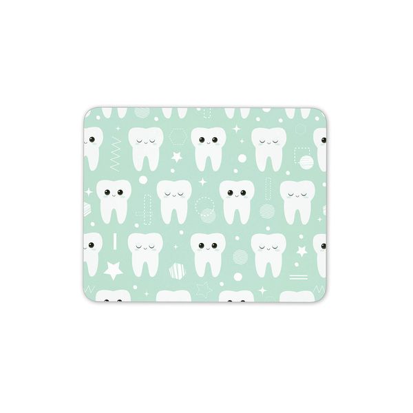 Cute Teeth Dental Pattern Mouse Mat Pad - Unusual Funny Computer #14414