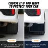4PCS For Honda Element 2003-2011 Rubber Front+Rear Mudguard Splash Flap Protect