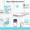 🔥New🔥 Lopevi Label Maker BLUE Portable Thermal Label Printer, Bluetooth w/ App