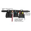 CLC Custom Leathercraft 5605 Professional Carpenters Combo Tool Belt, Black, 18 Pocket
