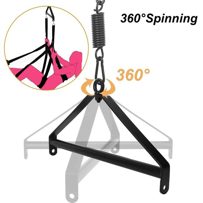 Sex Aids Hard Stainless Steel Tripod Stents Hanger For Sex Swing 360 Spinning