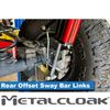 Jeep JL Wrangler Rear Offset Sway Bar Link Extension Kit, 12"