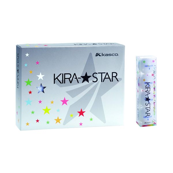 Kasco Kira Star 2 Golf Ball, White Dozen