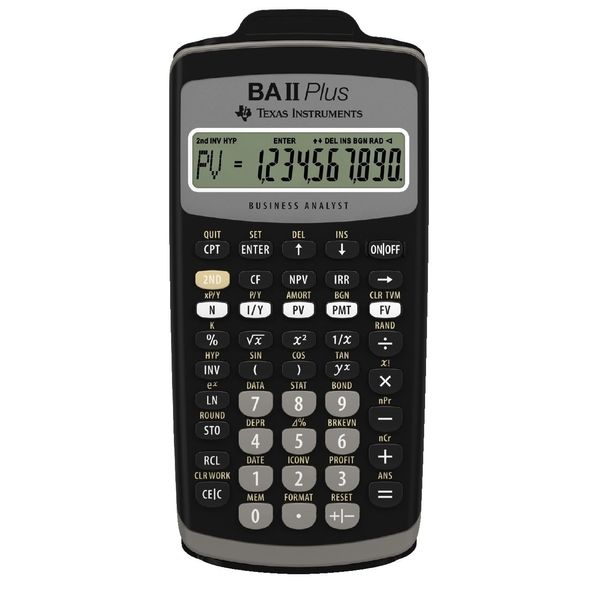 TEXAS INSTRUMENTS Financial Calculator TI-BA II Plus VE=1