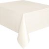 Unique Party 5079 - Teal Plastic Tablecloth, 9ft x 4.5ft
