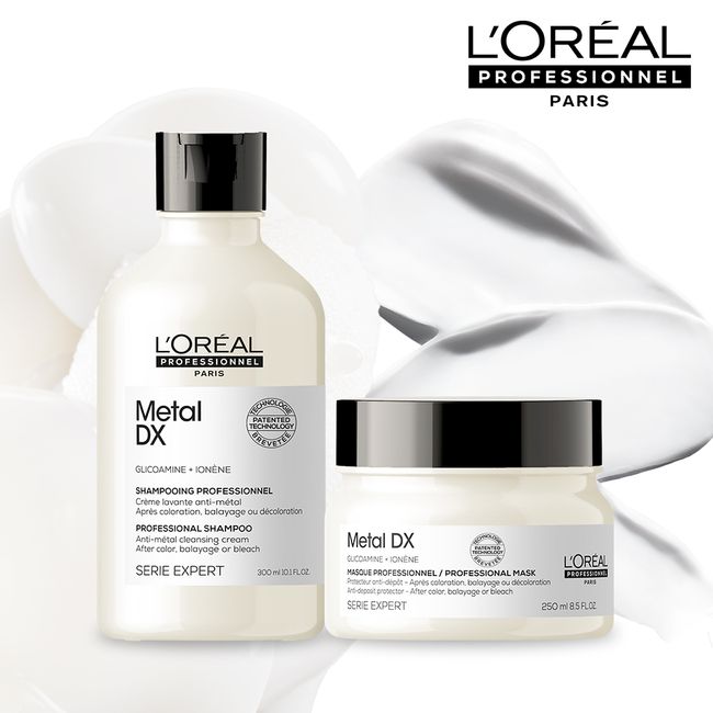 [Master set for damaged and dyed hair] L’Oréal Metal DX Shampoo 300ML + Mask 250ML 2-piece set