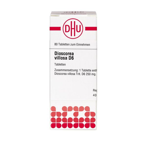 DHU Dioscorea villosa D6 Tabletten, 80 St. Tabletten