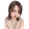 Brightlele hf1510-KN Soft Wolf Layered Wig, Short, Bob, Natural, Full Wig, Wolf Hair