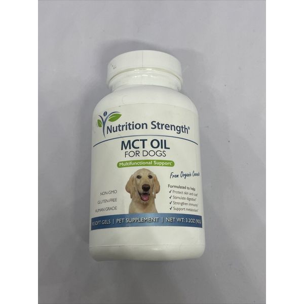 Nutrition Strength MCT Oil for Dogs  NEW 08/2026 Pet Supplement SEALED