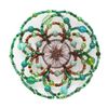 Beaded Kippah for Women - Green Earth