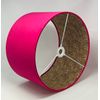 Hot Pink Velvet Leopard Print Drum Lampshade