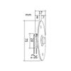 Velleman DBB4 Stainless Steel Doorbell Push Button, Multi-Colour