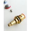 Replacement Lever Basin Tap Conversion Kit Reviver 1/2" 1/4 Turn Pair Metal Head