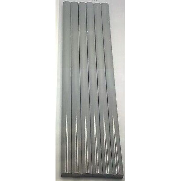 Tile Trim 1/2 X 12 inch Soho Pencil DECORATIVE TILE EDGE TRIM COOL GRAY READ!!